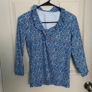 J. McLaughlin mid sleeve shirt